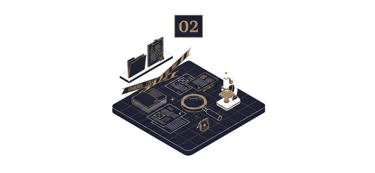 Step 02: Case Evaluation illustration